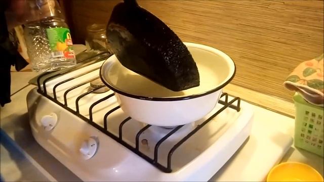 Очистка сковороды от нагара (обязательно читать описание). смотреть онлайн