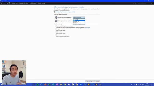 How To Change What Your Power Button Does Windows 10