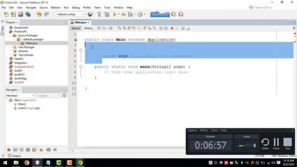 JavaFX Tutorial - Setting up Apache Netbeans 18 and JavaFX 21