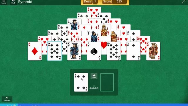 Microsoft Solitaire Star Club? Playing an Easy Pyramid Challenge смотреть онлайн