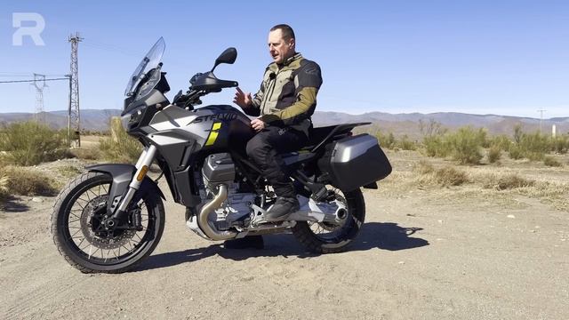 Moto Guzzi Stelvio 2024 road test of the new Maxi Enduro from Mandello del Lario смотреть онлайн