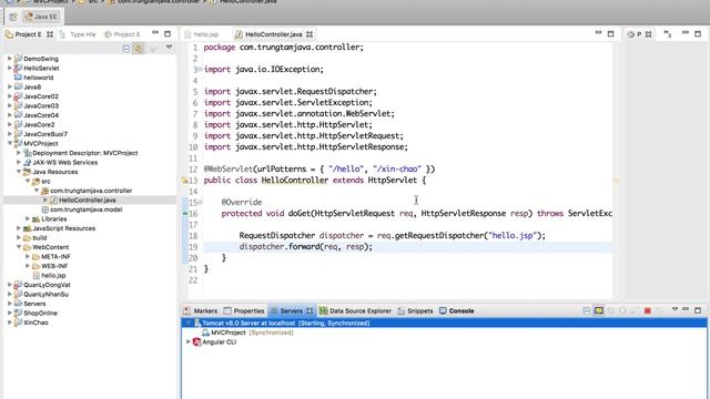 Java Web - Servlet/Jsp - MVC Design Pattern смотреть онлайн