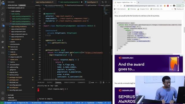 Part 25 - Pagination in Angular Application with External Countries API (Rest-Countries) смотреть онлайн
