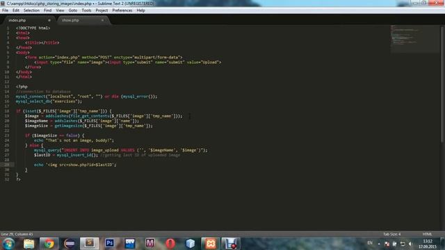 PHP: How to store an image inside MySQL Database смотреть онлайн