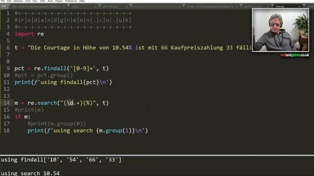 How to use regular expressions to parse web scraping data with python | lookbehind | re.search смотреть онлайн
