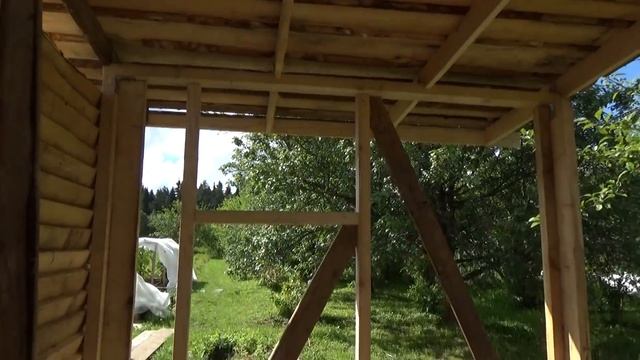 СТРОЙКА ДУШЕВОЙ НА ДАЧЕ. 4 и 5 день смотреть онлайн