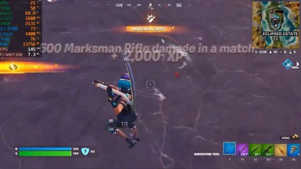 Fortnite: RTX 3060 Ti + I7-9700 | Performance Mode | 1080P | 2023