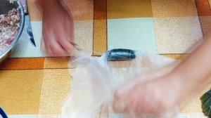 ДОЛМА это вкусно. Как завернуть долму с помощью пакета. Заготовка виноградных листьев.