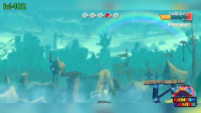 Angry Birds 2 Level 102 Pig City Shangham 3 Star Walkthrough || Ramesh gaming смотреть онлайн