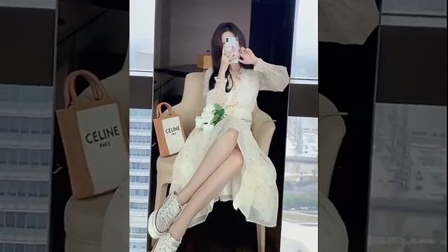 Женское шифоновое платье смотреть онлайн