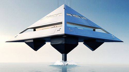 Супер Яхта Tetra, для «перевозки миллиардеров по воде» на высоких скоростях