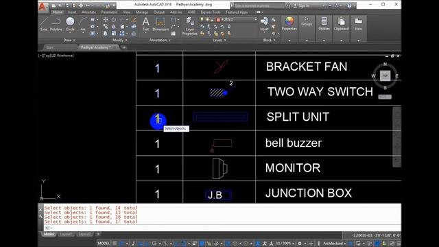 How to Text Count With TCOUNT Command In AutoCAD 2018 смотреть онлайн