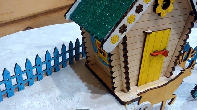 Домик деда мороза поделка в садик смотреть онлайн