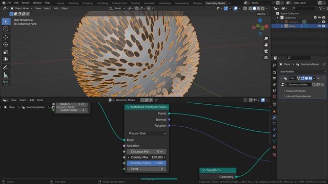 Blender Tutorial - Feather-like meshes with geometry nodes смотреть онлайн