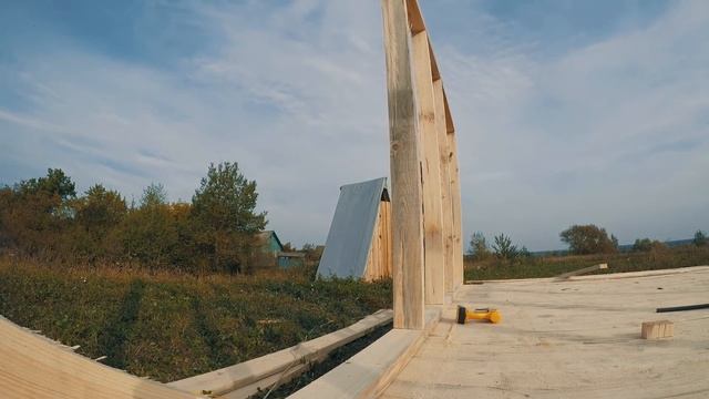 Строительство мастерской 4 на 4 своими руками. Или сарай/гараж за 4 дня. смотреть онлайн