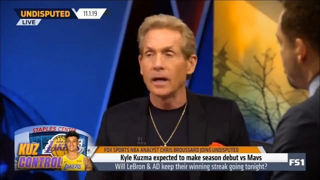 Chris Broussard react to Kuzma expected to make season debut vs Mavs after foot injury смотреть онлайн
