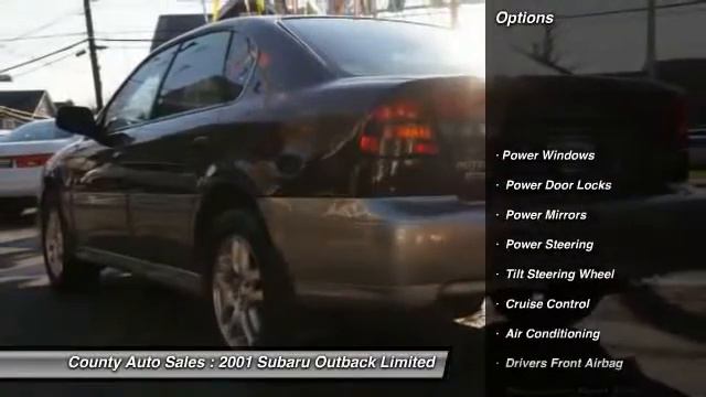 2001 Subaru Outback Limited Somerville NJ 08876 смотреть онлайн