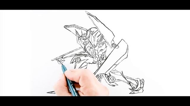 Рисуем трансформера Soundwave смотреть онлайн