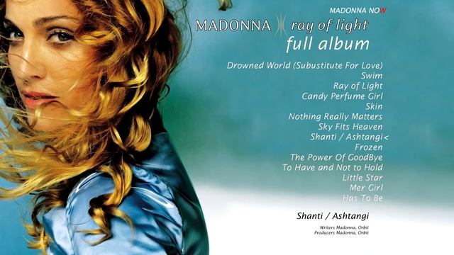 MADONNA - RAY OF LIGHT - FULL ALBUM - BONUS TRACK  - AAC AUDIO.