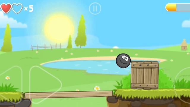 Как пройти игру "Red Ball 4" 1. Зелёные холмы 1 ЧАСТЬ смотреть онлайн