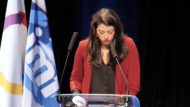 #AIMF2018 - Intervention d'Azza Besbes, Femme francophone 2018 смотреть онлайн