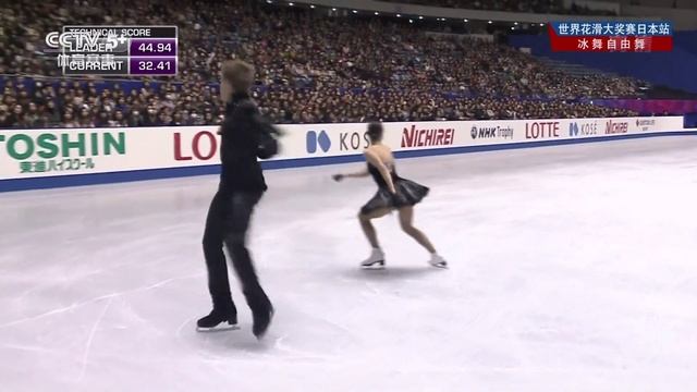 2013 NHK Trophy. Elena ILINYKH - Nikita KATSALAPOV. RUS. Free Dance. 10.11.2013 смотреть онлайн