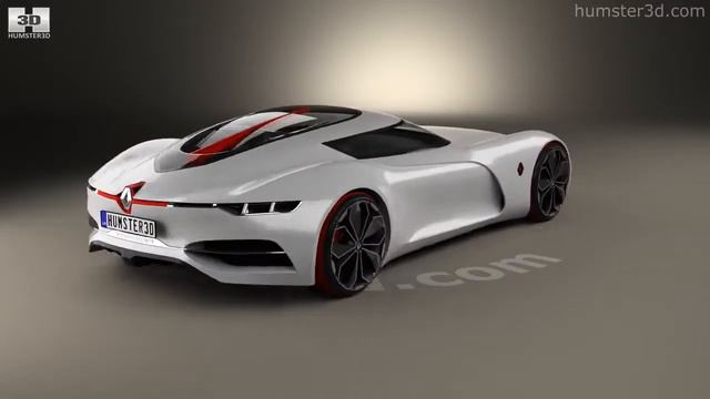 Renault Trezor 2019 3D model by 3DModels.org смотреть онлайн
