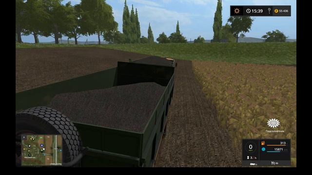 Farming Simulator 17 карта Перестройка 2. "Первый подсолнечник созрел ! " ч.35 смотреть онлайн