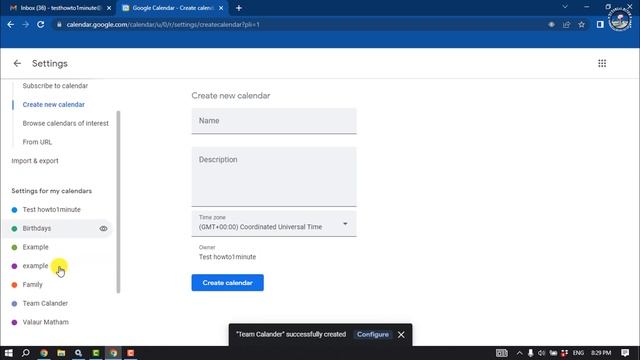 How To Create a Group Team Calendar in Google Calendar 2023 смотреть онлайн