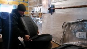 Датсун он-до. Обзор. Надели чехлы на сиденья. Выходные в деревне. #датсун #чехлынасиденья #тетюши