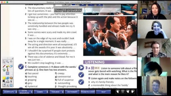 «Films». Speakout. B2