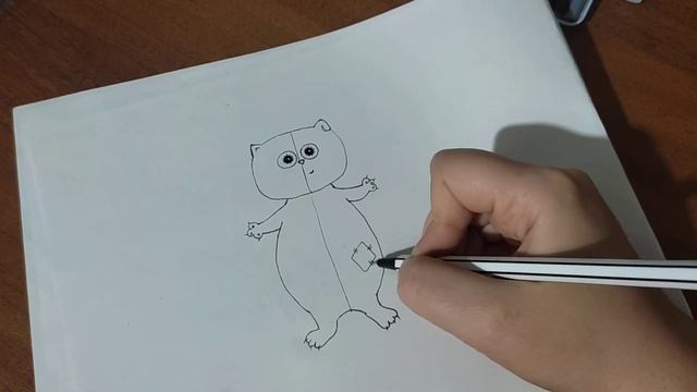 ВМЕСТЕ РИСУЕМ КОТА БАСИКА! ??⬛#басик смотреть онлайн