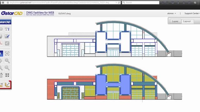 CAD Viewer - DWG FastView (Web)