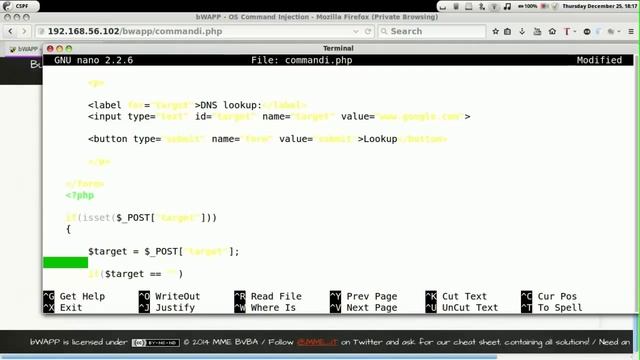 Command Injection Prevention смотреть онлайн