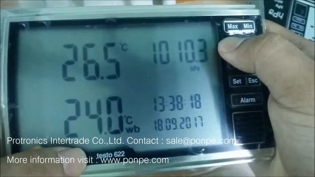 TESTO 622 Unpack and basic using guide смотреть онлайн