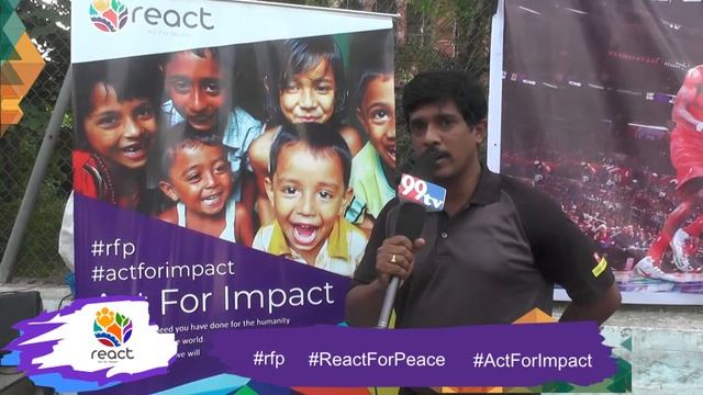 React For Peace | REACTion from Basket Ball Coach Peter Santhosh Diwakar | Act For Impact смотреть онлайн