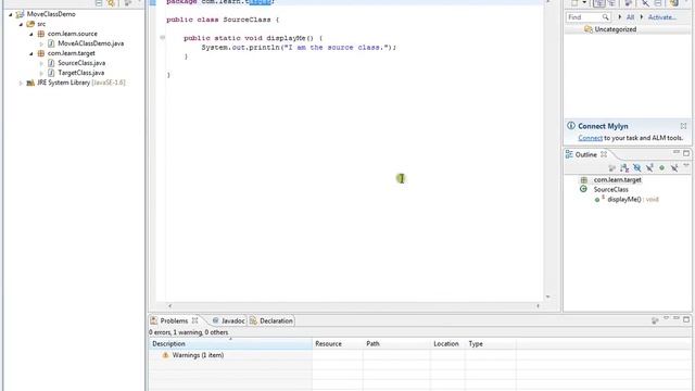 HOW TO MOVE A CLASS FROM ONE PACKAGE TO ANOTHER PACKAGE IN ECLIPSE DEMO смотреть онлайн