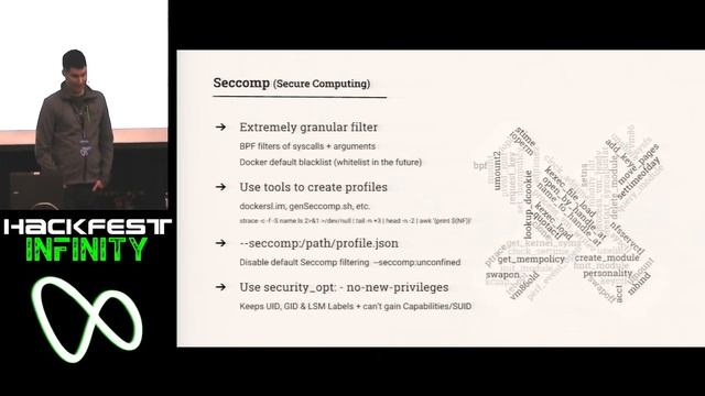 Hackfest 2016 Alexandre Guedon presented Seecuritee Docker en production смотреть онлайн