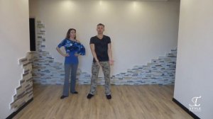 Опускание партнерши и вращение ее по кругу