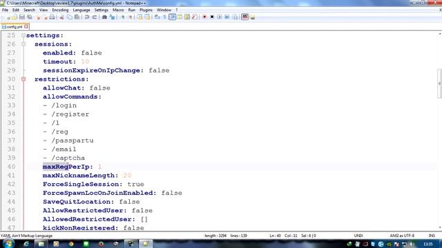 แก้ปัญหาปลั๊กอิน Authme : You have Exeded the max number of Registration for your Account смотреть онлайн