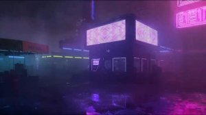 💿👽NIGHT SHIFT - Cyberpunk Ambience _ SCI-FI Ambient - Rain City Ambient Music