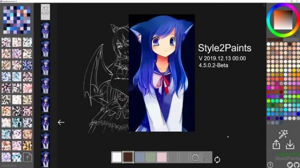 Style2Paints - Easily colour any line art using AI!