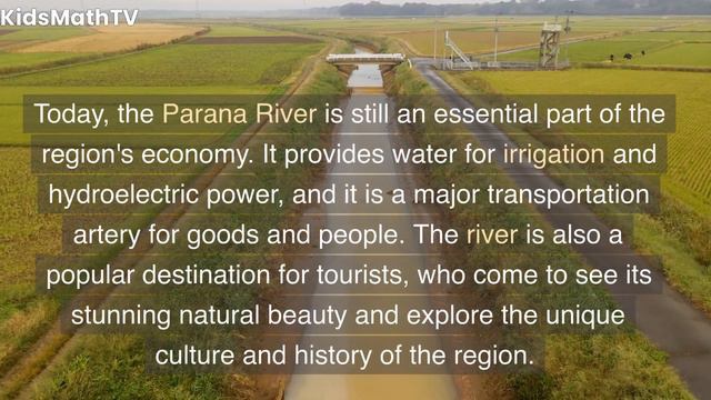 The Parana River: What are some fun facts about the Paraná River? | Lesson For Kids смотреть онлайн