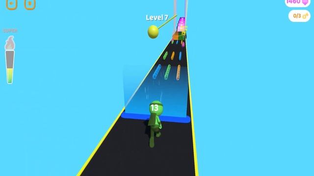 Big Head Man Run - Gameplay Walkthrough - All Levels (IOS, Android) смотреть онлайн