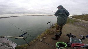 Осенью с фидером в Подмосковье. Кудиновский карьер, Москва-река.