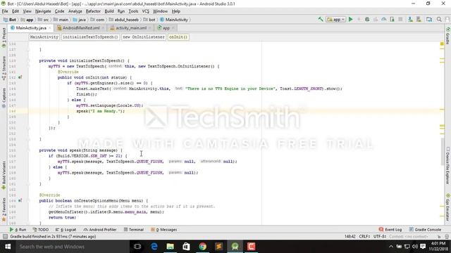 speech recognition android studio смотреть онлайн