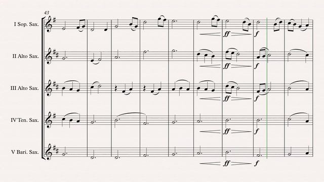 „The Ludlows“ Sax. Quintet arr. Adrian Wagner (James Horner) смотреть онлайн