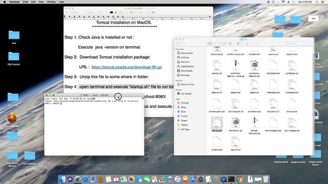 How to install Tomcat on Mac OS X | Apache Tomcat 9.0 Installation смотреть онлайн
