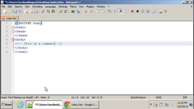 How to add comments in HTML смотреть онлайн