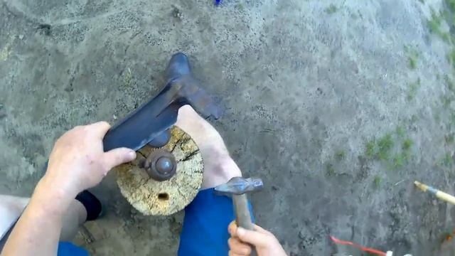 Клёпка косы // Настройка рукояти (косовища) //Зауральское подворье